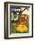 "Leaf Pile" Saturday Evening Post Cover, October 16, 1954-John Clymer-Framed Giclee Print