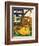 "Leaf Pile" Saturday Evening Post Cover, October 16, 1954-John Clymer-Framed Giclee Print