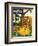 "Leaf Pile" Saturday Evening Post Cover, October 16, 1954-John Clymer-Framed Giclee Print