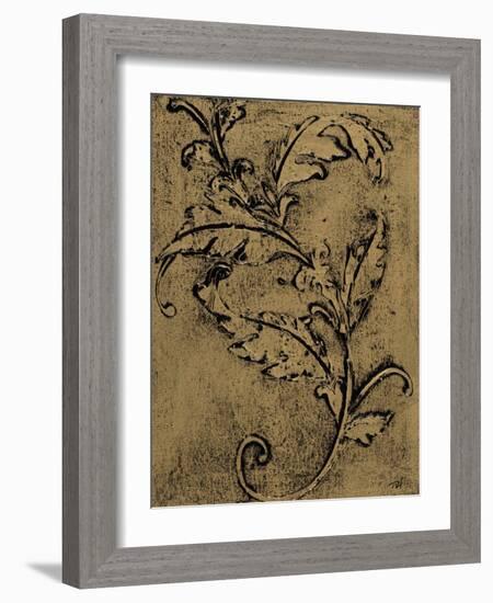 Leaf Scroll I-Tiffany Hakimipour-Framed Art Print