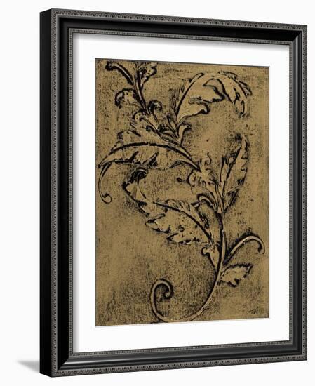 Leaf Scroll I-Tiffany Hakimipour-Framed Art Print