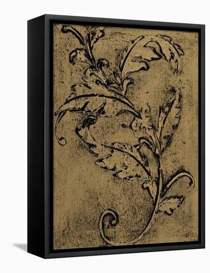 Leaf Scroll I-Tiffany Hakimipour-Framed Stretched Canvas