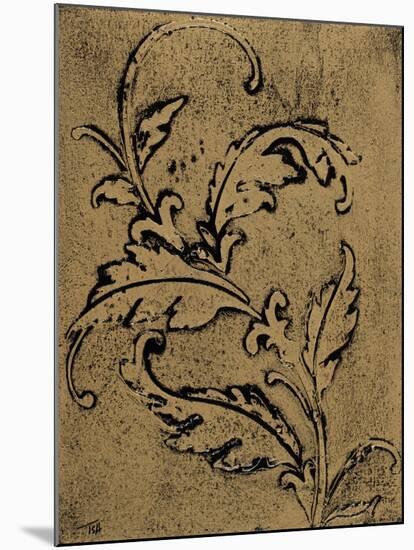 Leaf Scroll II-Tiffany Hakimipour-Mounted Art Print