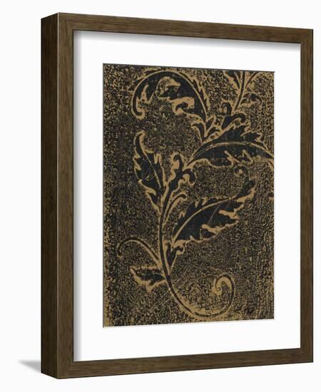 Leaf Scroll III-Tiffany Hakimipour-Framed Art Print