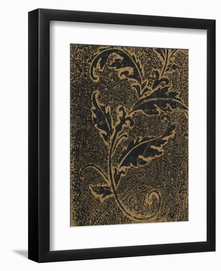 Leaf Scroll III-Tiffany Hakimipour-Framed Art Print