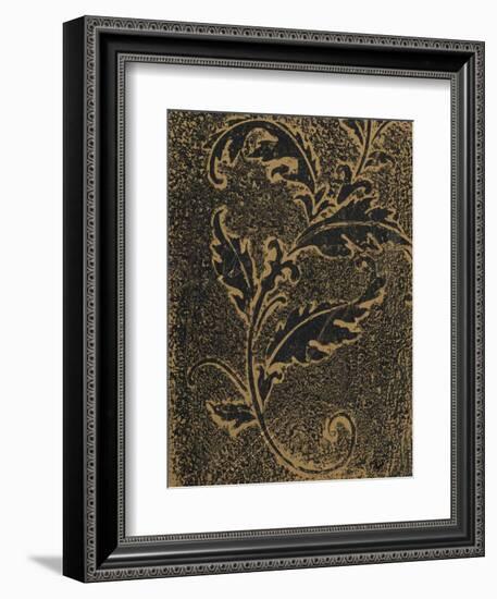 Leaf Scroll III-Tiffany Hakimipour-Framed Art Print