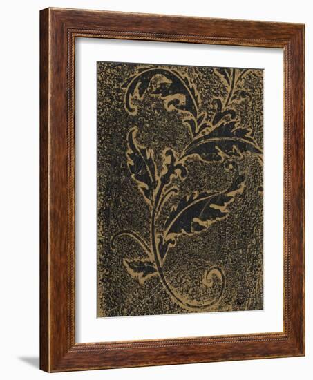 Leaf Scroll III-Tiffany Hakimipour-Framed Art Print