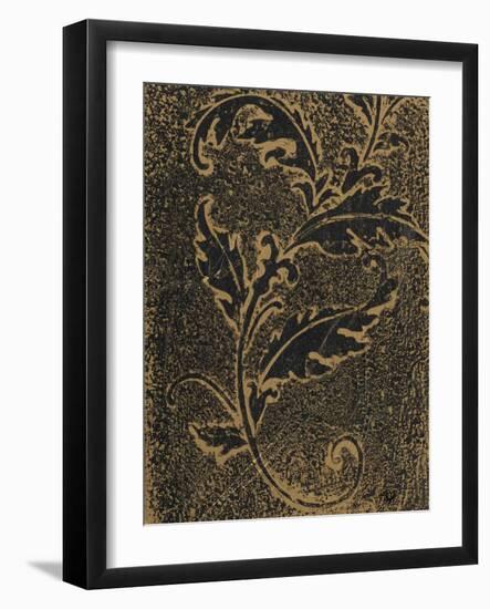 Leaf Scroll III-Tiffany Hakimipour-Framed Art Print