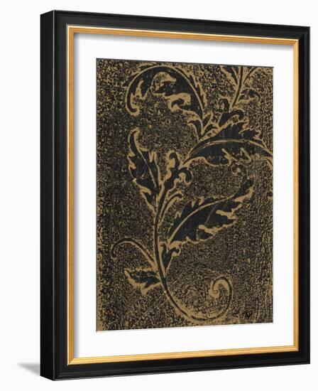 Leaf Scroll III-Tiffany Hakimipour-Framed Art Print