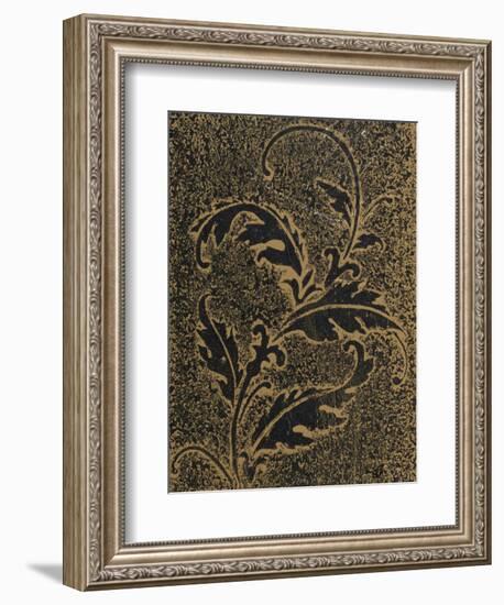 Leaf Scroll IV-Tiffany Hakimipour-Framed Art Print