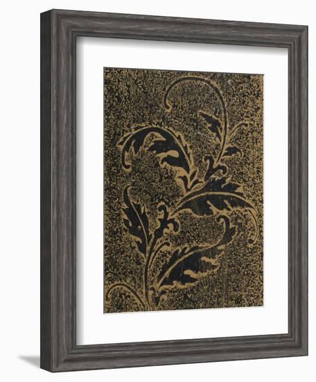 Leaf Scroll IV-Tiffany Hakimipour-Framed Art Print