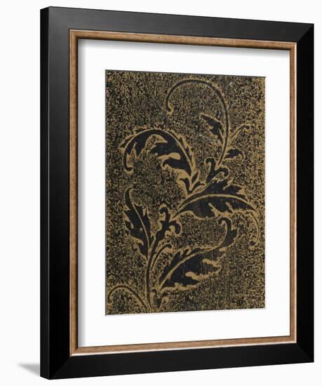 Leaf Scroll IV-Tiffany Hakimipour-Framed Art Print