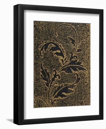 Leaf Scroll IV-Tiffany Hakimipour-Framed Art Print