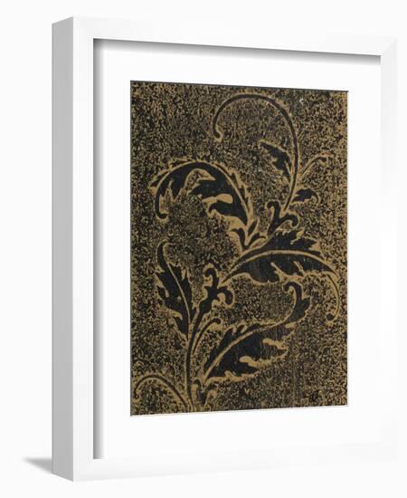 Leaf Scroll IV-Tiffany Hakimipour-Framed Art Print