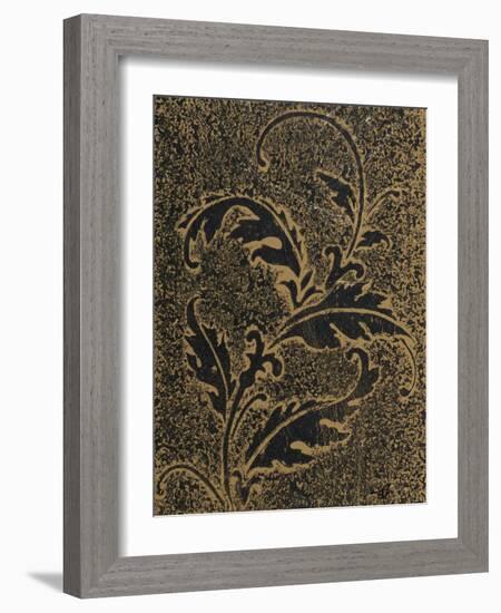 Leaf Scroll IV-Tiffany Hakimipour-Framed Art Print