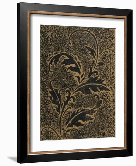 Leaf Scroll IV-Tiffany Hakimipour-Framed Art Print