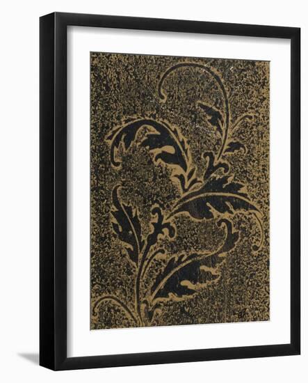 Leaf Scroll IV-Tiffany Hakimipour-Framed Art Print