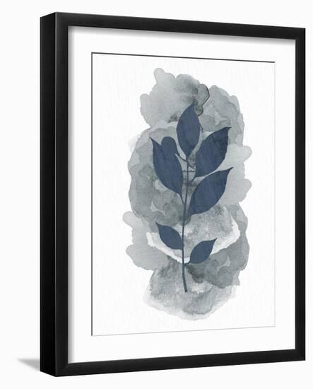 Leaf Silhouette 2-Kimberly Allen-Framed Art Print
