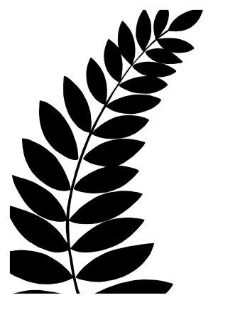 silhouette leaf zarris chariklia