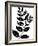 Leaf Silhouette II-Chariklia Zarris-Framed Art Print