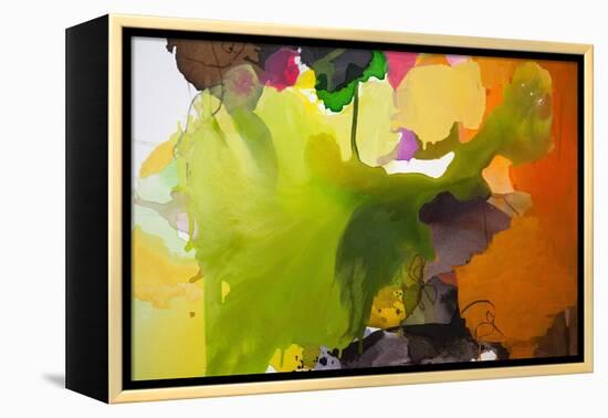 Leaf-Lina Alattar-Framed Stretched Canvas