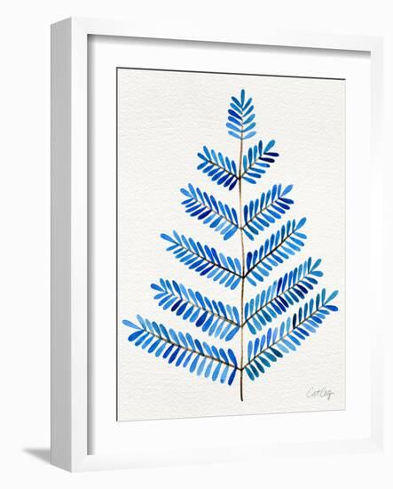 Leaflets in Blue – Cat Coqullette-Cat Coquillette-Framed Giclee Print