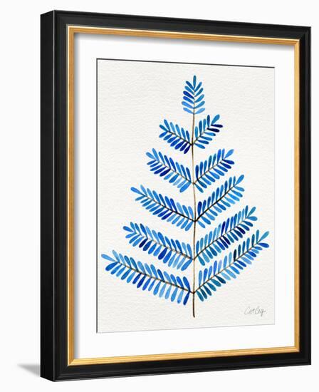 Leaflets in Blue – Cat Coqullette-Cat Coquillette-Framed Giclee Print