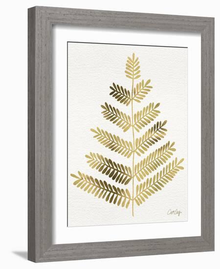 Leaflets in Gold – Cat Coqullette-Cat Coquillette-Framed Giclee Print