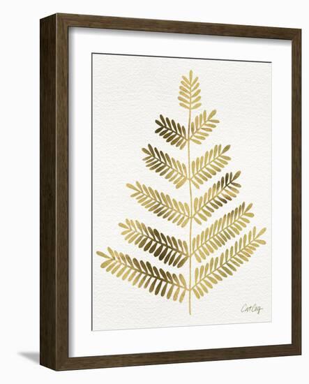 Leaflets in Gold – Cat Coqullette-Cat Coquillette-Framed Giclee Print