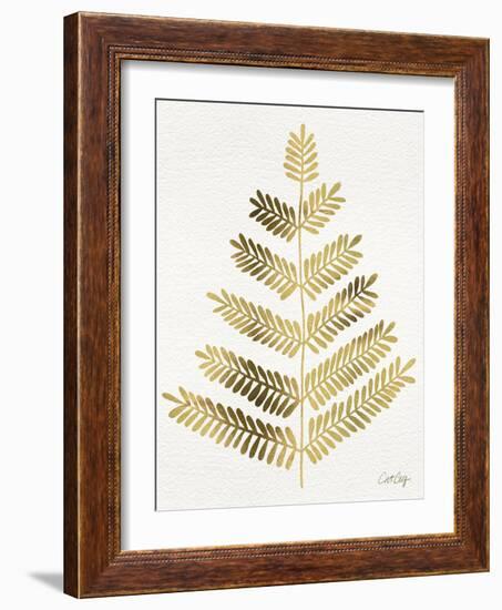 Leaflets in Gold – Cat Coqullette-Cat Coquillette-Framed Giclee Print