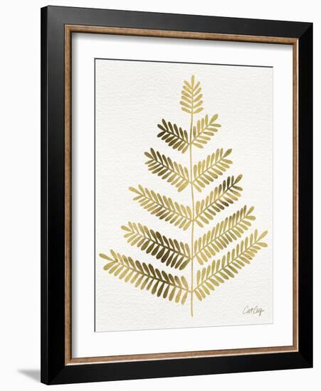 Leaflets in Gold – Cat Coqullette-Cat Coquillette-Framed Giclee Print