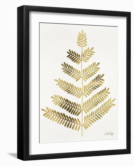 Leaflets in Gold – Cat Coqullette-Cat Coquillette-Framed Giclee Print