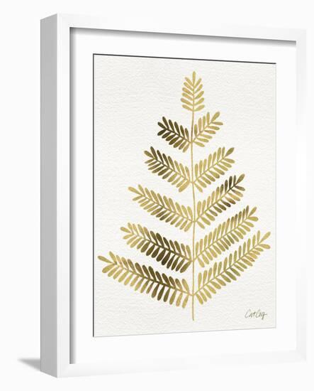 Leaflets in Gold – Cat Coqullette-Cat Coquillette-Framed Giclee Print