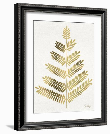 Leaflets in Gold – Cat Coqullette-Cat Coquillette-Framed Giclee Print