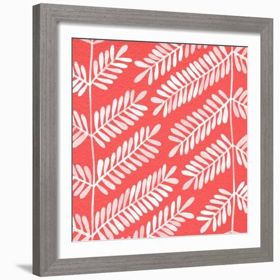 Leaflets Melon Pattern-Cat Coquillette-Framed Giclee Print