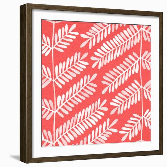 Leaflets Melon Pattern-Cat Coquillette-Framed Giclee Print