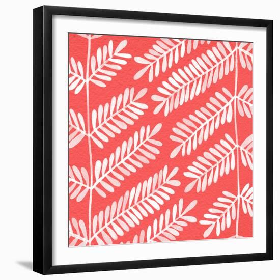 Leaflets Melon Pattern-Cat Coquillette-Framed Giclee Print