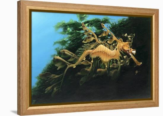 Leafly Sea Dragon-Durwood Coffey-Framed Premier Image Canvas