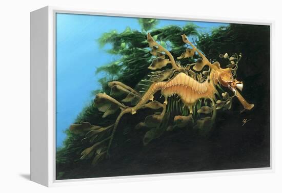 Leafly Sea Dragon-Durwood Coffey-Framed Premier Image Canvas