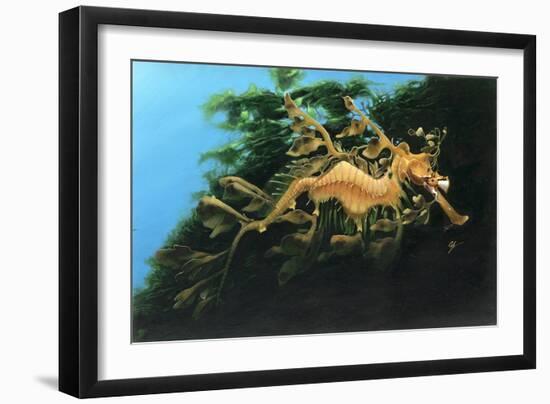 Leafly Sea Dragon-Durwood Coffey-Framed Giclee Print