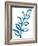 Leafy Blue I-Sue Schlabach-Framed Art Print