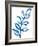 Leafy Blue I-Sue Schlabach-Framed Art Print