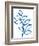 Leafy Blue II-Sue Schlabach-Framed Art Print