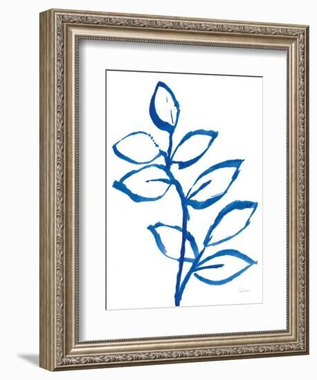 Leafy Blue II-Sue Schlabach-Framed Art Print