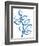 Leafy Blue II-Sue Schlabach-Framed Art Print