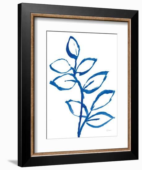 Leafy Blue II-Sue Schlabach-Framed Art Print