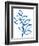 Leafy Blue II-Sue Schlabach-Framed Art Print