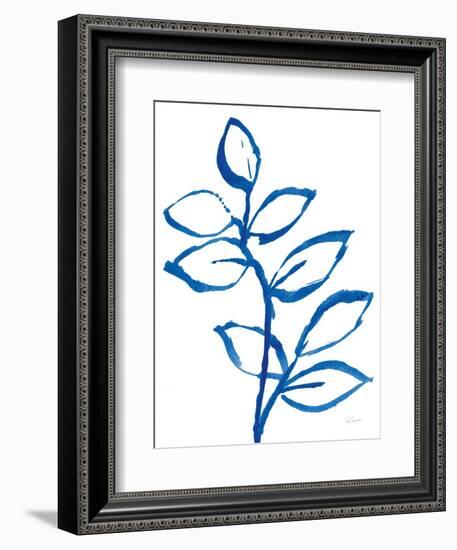 Leafy Blue II-Sue Schlabach-Framed Art Print