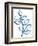 Leafy Blue II-Sue Schlabach-Framed Art Print