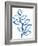 Leafy Blue II-Sue Schlabach-Framed Art Print